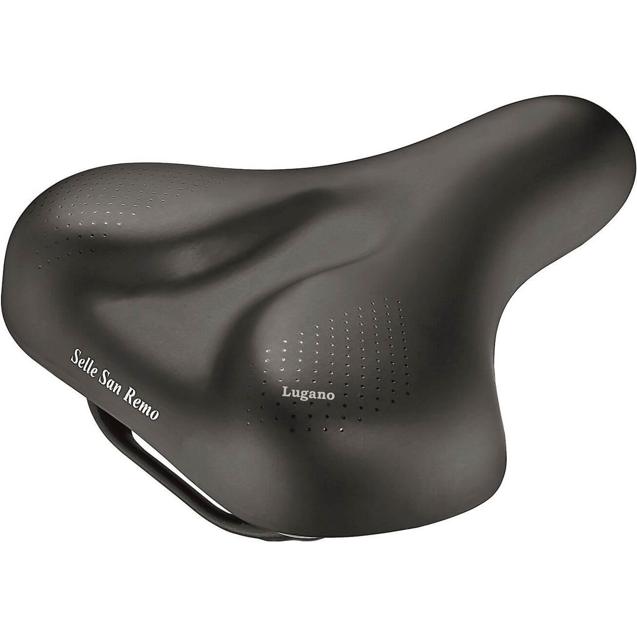 Selle San Remo zadel Lugano zwart