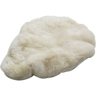 zadeldek lamsvacht XL naturel